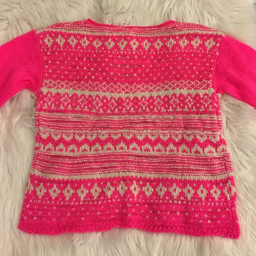 NWT | Aeropostale | sweater | pink & white - Picture 13 of 14